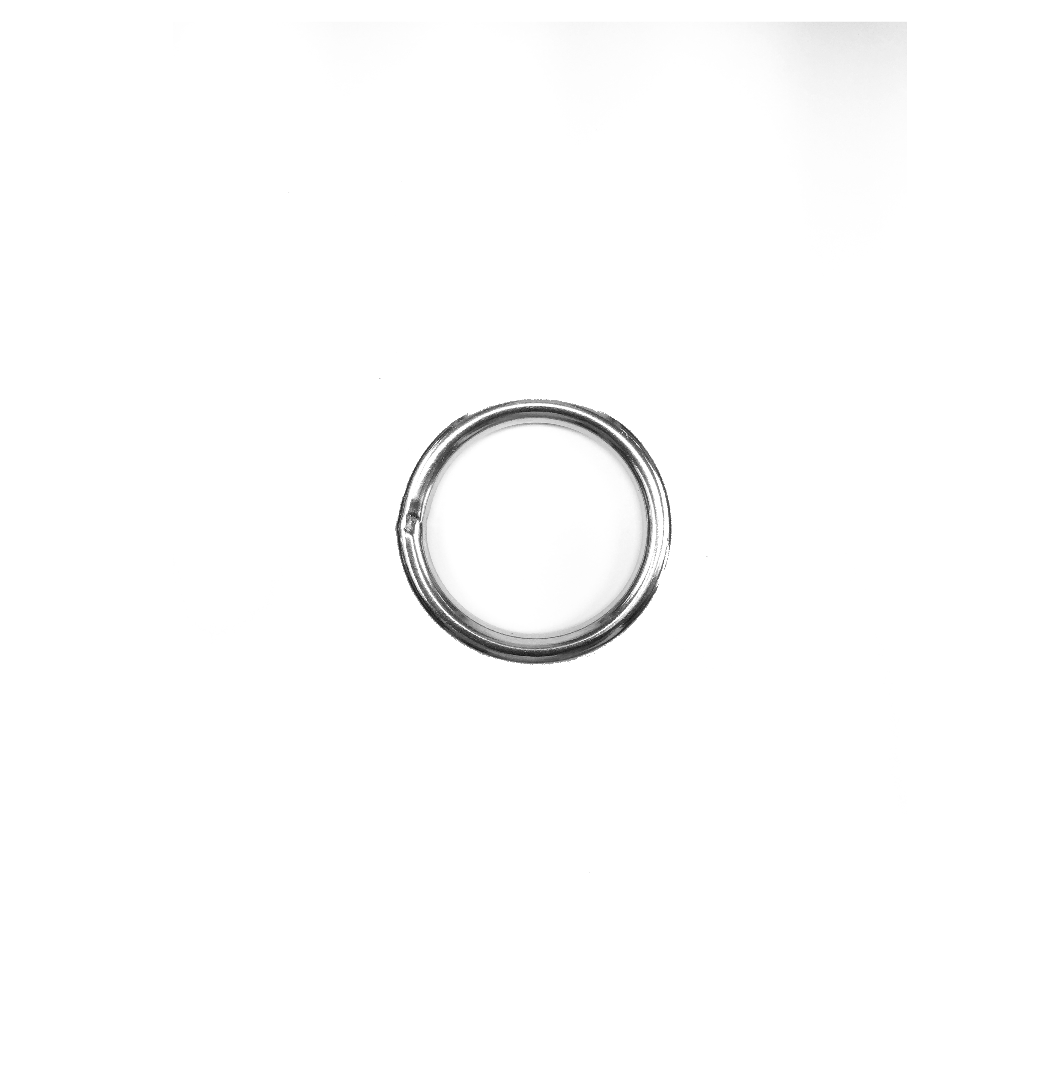 Ring geschweisst Edelstahl Innen- 19 mm, Draht  3.8 mm